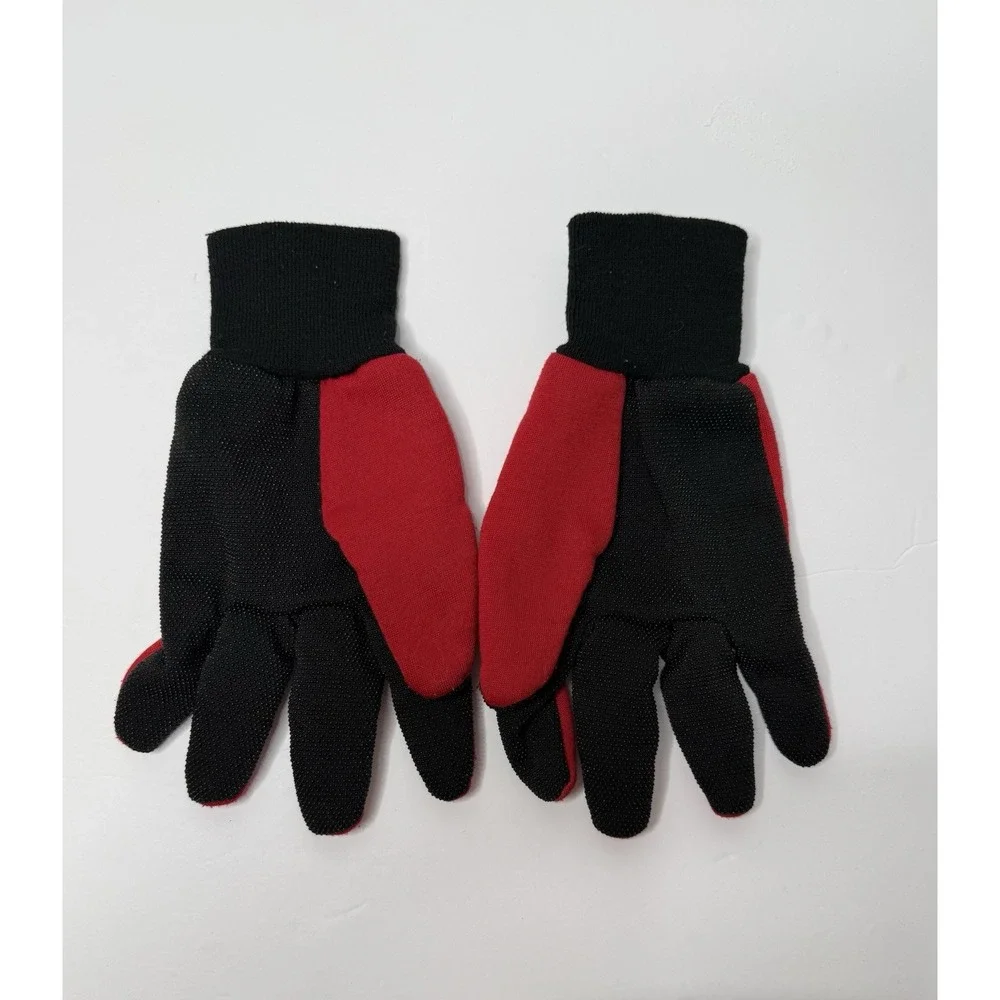 San Francisco 49ers Gloves Receiver‎ Grip SF Red Black Size M/L Football Gear